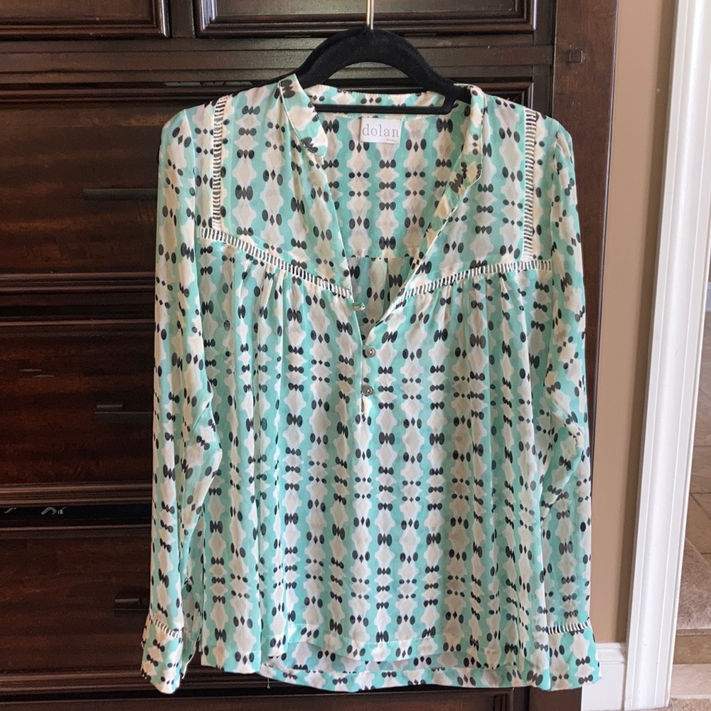 Anthropologie: Dolan Half Button Blouse